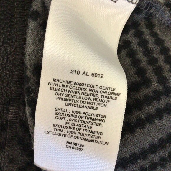 Columbia Sportswear Gray Print Zip Neck Fleece Pullover Shirt - Picture 7 of 7